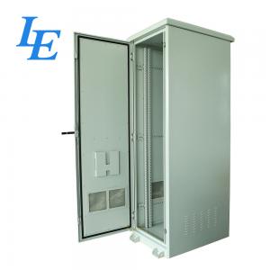 China Outdoor Server Rack Cabinet Floor Standing Network Rack 22U - 42U Steel Rear Door on sale