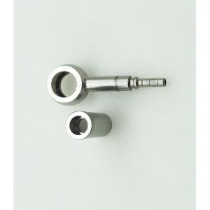 Stainless Steel 90 Degree Swivel Female -3 AN 3/8 x 24 Thread to AN3 PTFE Hose