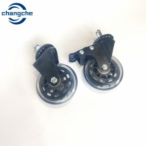 PVC PU Material Swivel Castor Wheels For Industrial Applications