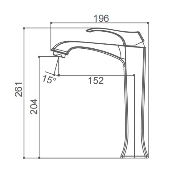 Tall Bathroom Wash basin Faucet Lavatory Vanity Faucet Basin Mixer Tap