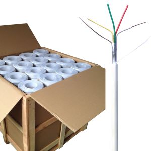 Bare Copper Wire Stranded 4x0.22mm2 2x0.5mm2 Composite CPR Dca Alarm Cable with