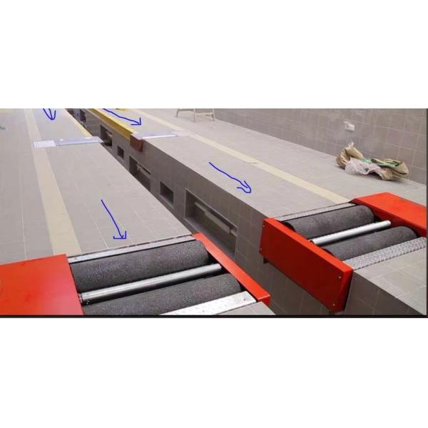 AA4C Roller Brake Tester with axle load split type at 2 sides of pit Vehicle