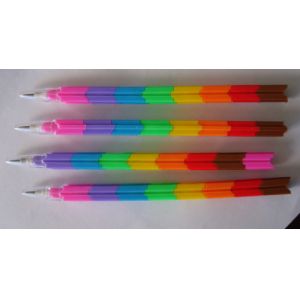 Wholesale Fancy Plastic Bullets Push Up Pencils  9 Colors Bullet Pencil For School from china suppliers