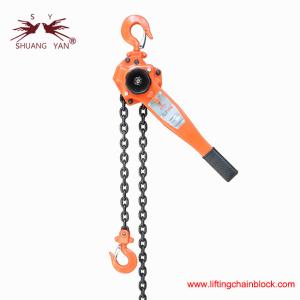China Ratchet Chain Hoist Operating Lever by Hand 1500kg 1.5Ton G80 Alloy Steel Chain Above 4 times Breaking Force New Type on sale