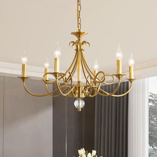 Customizable Design Adjustable Height Suspended Pendant Light with 50000 Hours Lifespan for Luxury Decor