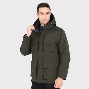 Washable Men's Heated Body Warmers 7.4V Rechargeable Heated Jacket with 4