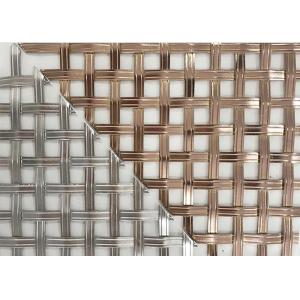 Plain Weave Architectural Wire Mesh Panels 0.8mm Diameter