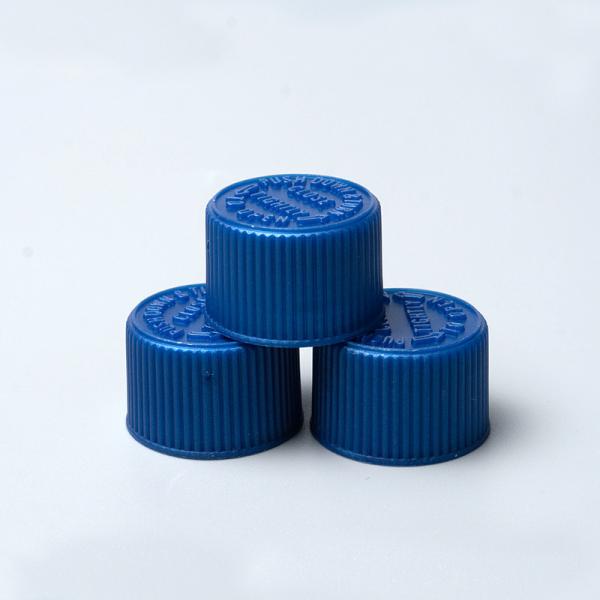 Electroplating Gold Child Proof Lid , 20mm Pharmaceutical Bottle Cap