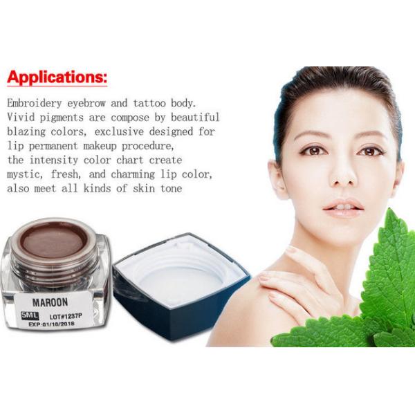 Toxin Free Cream Semi Permanent Makeup Pigments 3D Eyebrow Embroidery Ink