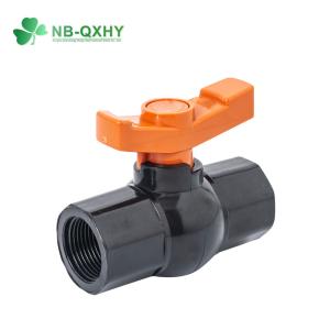 Glue Connection PVC UPVC Octagonal Ball Valve 2" Inch for Water Pipe Threaded