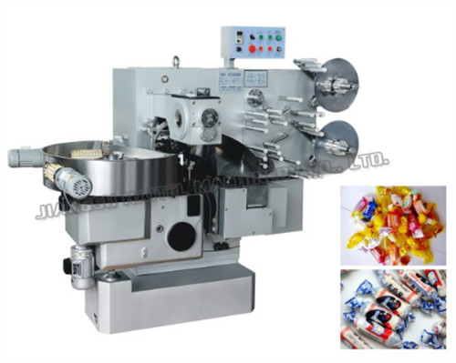 Quality Low Noise Automatic Candy Wrapping Machine Manpower Saving Overload Protection for sale