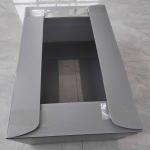 Waterproof Reusable Plastic Crates Lightweight Warehouse Storage Boxes Stackable