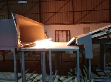 Protective Clothing Fire Testing Equipment Radiation Heat Exposure Tester EN