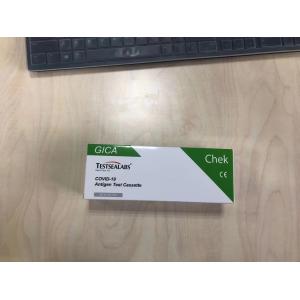 ISO13485 Colloidal Gold Antigen Test Cassette 15 Minutes / Time