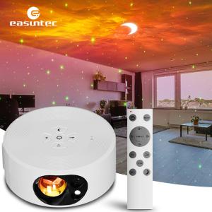 Adjustable Ceiling Moon Star Projector Multicolor 8 Star Cloud Modes