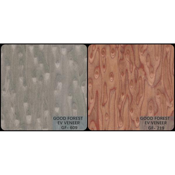 Eye's Burl Engineered Wood Veneer 0.15-0.55 mm Thickness for Hotel Design GF-019/609/219/209/809/009