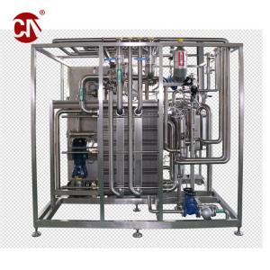 1000L Flash Pasteurization Uht Small Tunnel Milk Beverage Juice Plant Sterilizer