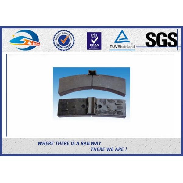 High Friction Coefficient Rubber Synthetic Resin Railway Brake Blocks For Train