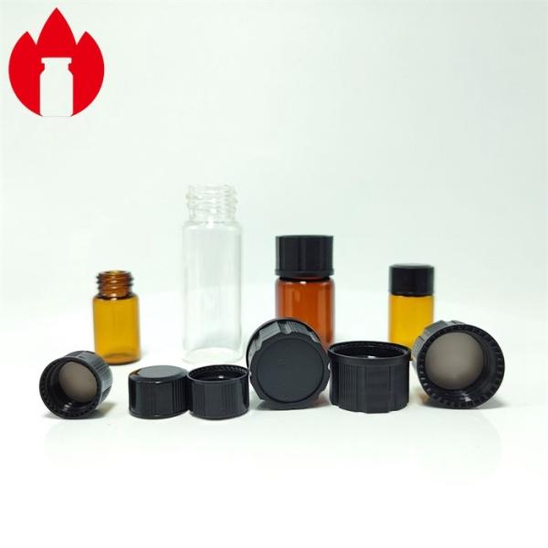 13mm 18mm Black PP Threaded Screw Plastic Caps