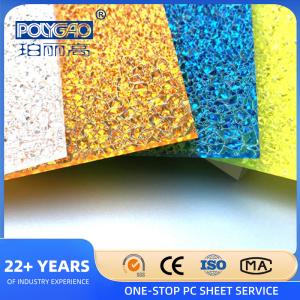 Transparent Embossed Polycarbonate Board Durable and Weather Resistant