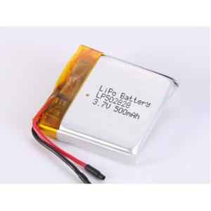 China LP502828 3.7V 500MAH Lithium Polymer Battery with JST/Customized Connector Type and ROHS Certificates Voltage 3.7V Anode Material Other on sale