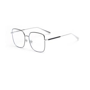 Oversized Full Frame Glasses Alloy Square Optical Spectacle Plain Lens 139MM