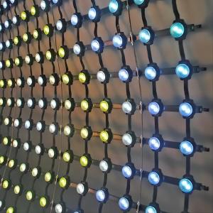 Outdoor Flexible LED Mesh Curtain High Brightness High Refresh Rate
