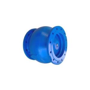 DI Construction Flanged Ball Check Valve Axial Disc Applications Pumping