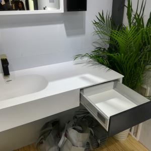Modern Design Bathroom Sink Cabinets Soft Close Long Life Span