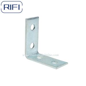 Angle Plate 2 Hole Unistrut Channel Fittings Galvanized Steel