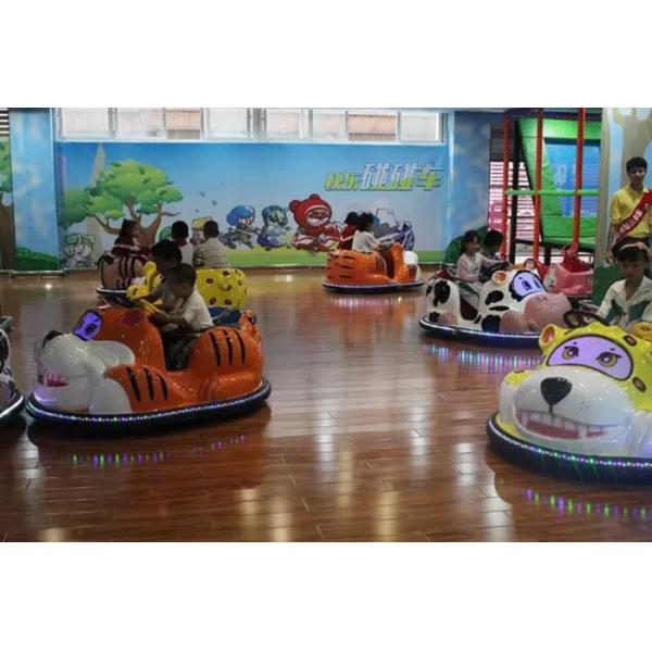 English Version Laser Parent Children Bumper Car / Amusement Park Equipment