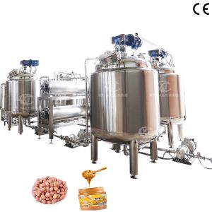 Customized Processing Capacity Heating And Insulation Mixing Tank Peanut Butter