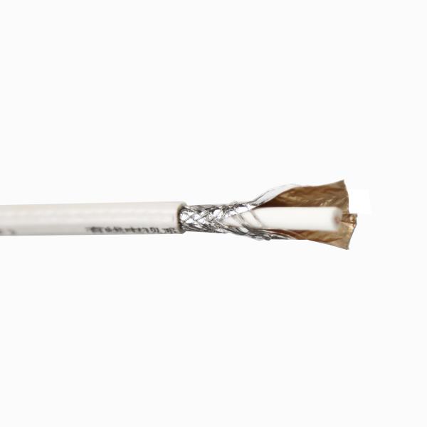 Durable Coaxial Bare Copper Conductor Cable , SYWV75-5 CCTV Camera Cable
