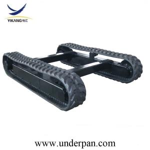 Custom underwater robot crawler rubber track undercarriage system from China