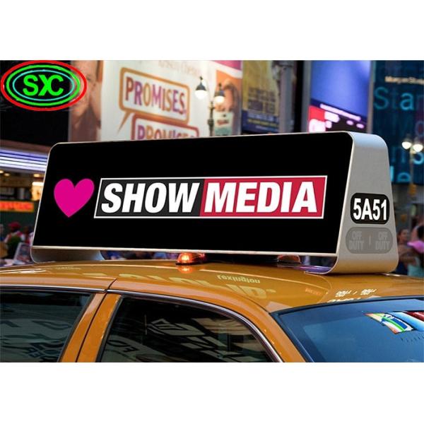 Asynchronous Control Car LED Sign Display with CE/ROHS/FCC/ISO2001 Standard and