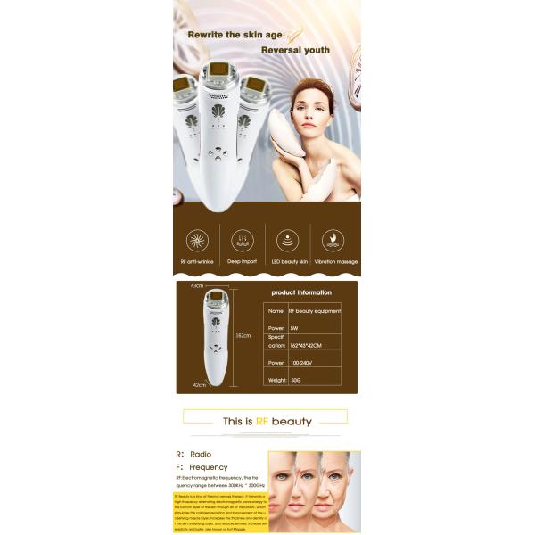 Home Ultrasound Beauty Machine , Rf Skin Tightening Machine Shrink Enlarged Pores