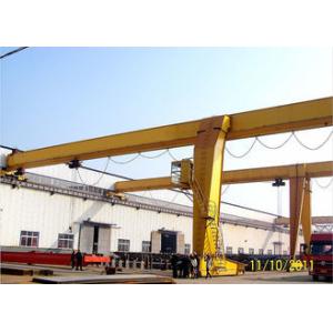 China Traveling Goliath Semi Gantry Crane Electric Light Duty For Steel Stock Yard / Warehouse on sale