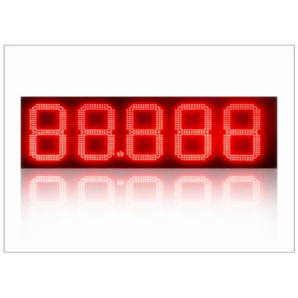 5 Inch - 48 Inch IP68 Gas Station LED Signs , Weatherproof Electronic LED Display Boards
