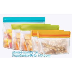 ReZip Seal Reusable Storage Bag PEVA food/snack/lunch storage bag, Reusable zip