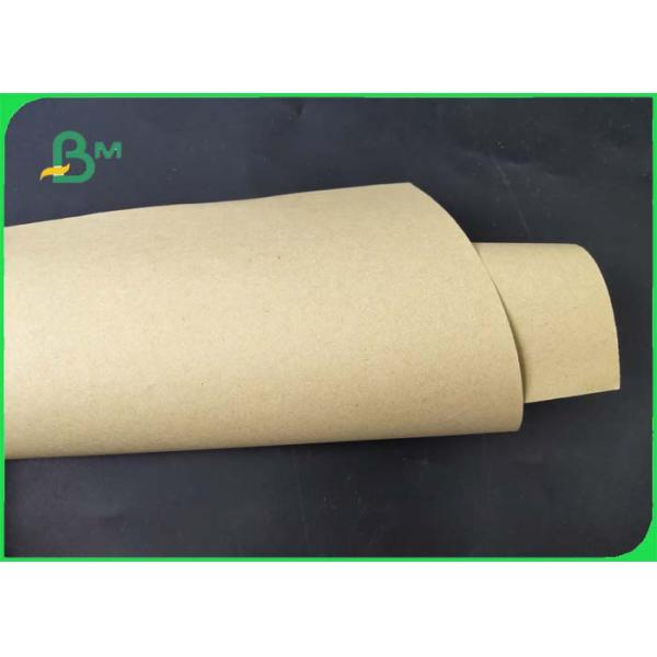 Brown Craft Paper 80gsm 100gsm Good Oil Resistance Brown Craft Paper For Bags Of Shopping In Rolls