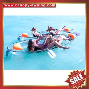 small PC boat,clear canoe,polycarbonate kayak,PC yacht,transparent canoe,pc