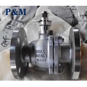 JIS10K stainless steel SCS13 2-PC ball valve