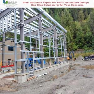 CE Certified Prefabricated Steel Structure Warehouse with Galvanized Frame
