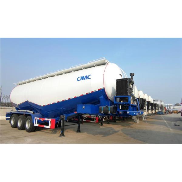Powder Transport W Shaped 65CBM Bulk Cement Tanker Trailer