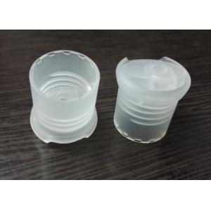 Translucent PP Plastic Screw Caps 30 . 5MM Height For Shampoo Bottle