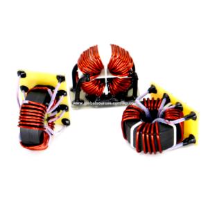 Customized Four Phase Toroidal Nanocrystalline Core Common Mode Power Line Choke