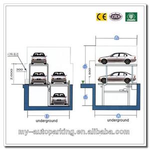 Wholesale Fours Cars Pit Parking Lifts/ 2 Level Parking Lift/Vertical Parking Car Stack Parking from china suppliers