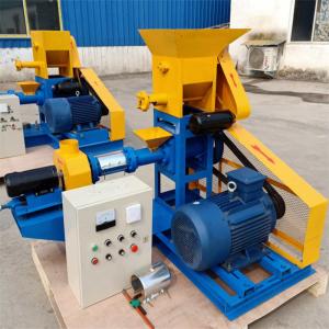 China 100-120 Kg/H Dry Type Fish Feed Extruder High Efficiency on sale