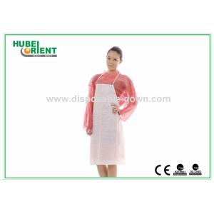 Wholesale Soft Touching Disposable Non Woven Apron With Thin Neck Gallus from china suppliers