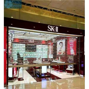 4000mm Width 16mm Tube Security Transparent Rolling Shutters